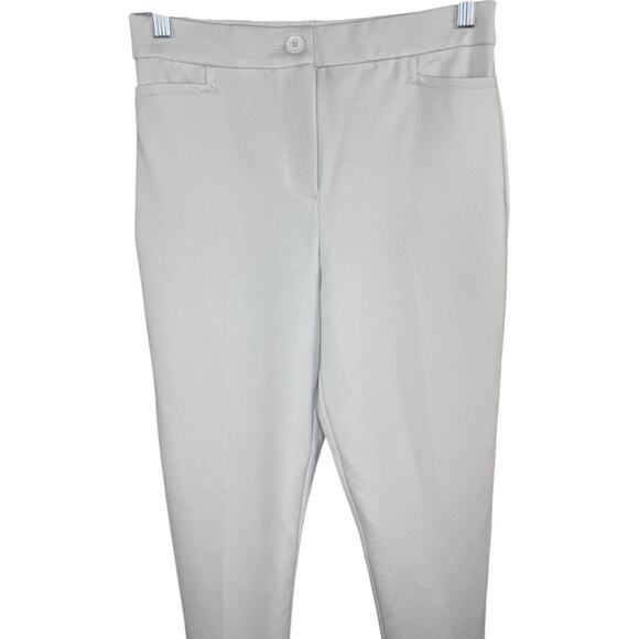 Tailored by Susan Graver Smart Ponte Slim Leg Trouser Pale Stone X-Small NWOT - Picture 6 of 12